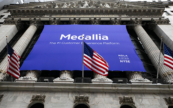 Medallia - NYSE Sign