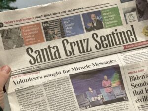 How Sterling made Miracle Messages front-page news